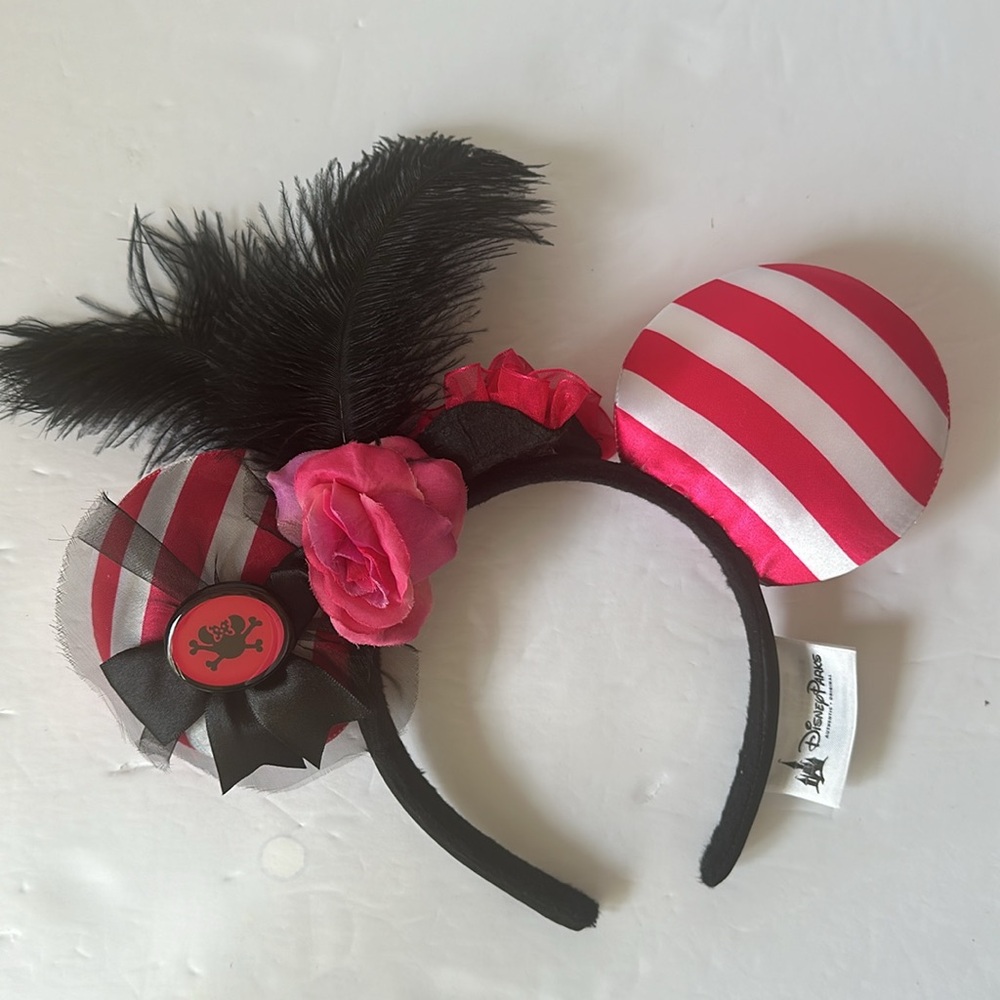 Pirates of Caribbean Minnie Mouse ears headband Disney